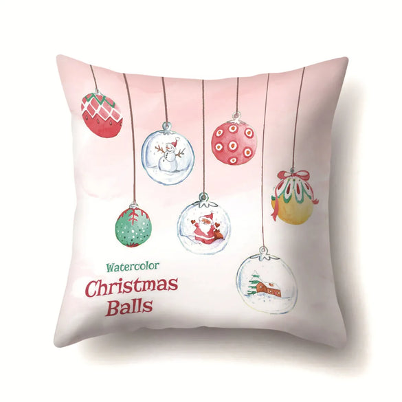 Nordic Style Cute Modern Style Animal Christmas Tree Snowman Polyester Pillow Cases Couch & Sofa Decor