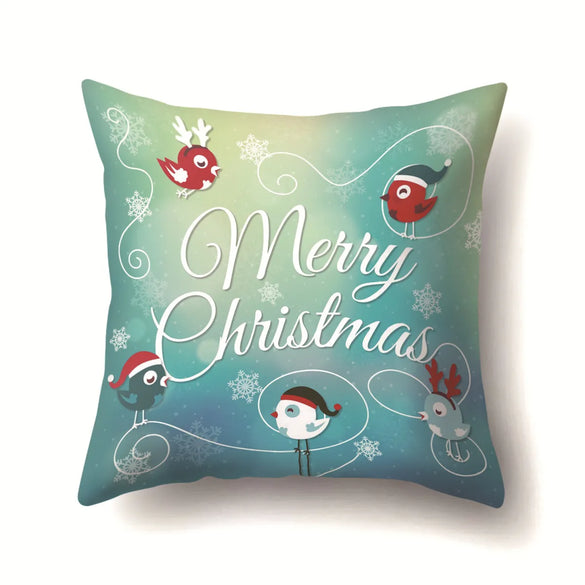 Nordic Style Cute Modern Style Animal Christmas Tree Snowman Polyester Pillow Cases Couch & Sofa Decor