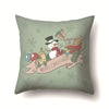 Nordic Style Cute Modern Style Animal Christmas Tree Snowman Polyester Pillow Cases Couch & Sofa Decor