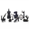Nordic Style Geometric Resin Spray Paint Jewelry Rack