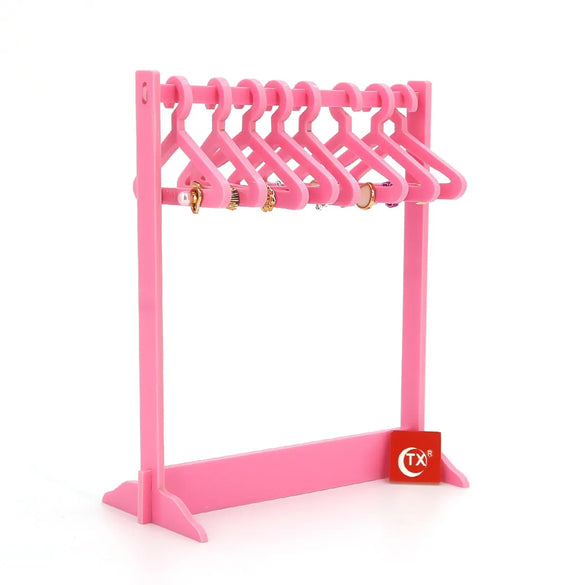 Nordic Style Simple Style Solid Color Arylic Jewelry Rack