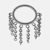 Nose Ring And Ear Ring Stainless Steel Geometric Electroplated