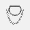Nose Ring And Ear Ring Stainless Steel Geometric Electroplated