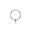 Nose Ring And Ear Ring Stainless Steel Heartshaped And Fivepointed Star Puncture Ornaments With Diamond Design Simple Style