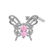 Nose Ring Piercing Jewelry Stainless Steel Heartshaped Butterfly Bow Electroplating
