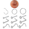 Nose Ring Stainless Steel Geometric Electroplating Unisex