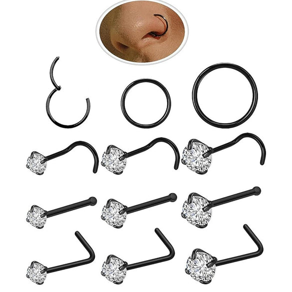 Nose Ring Stainless Steel Geometric Electroplating Unisex