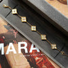 Novelty Four Leaf Clover Copper Plating 18k Gold Plated Bracelets