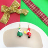 Novelty Santa Claus Snowman Snowflake Resin Women'S Drop Earrings 1 Pair