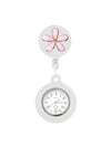 Nurse Watch Alloy Case Silicone Strap Stainless Steel Clasp Round Dial Small Fresh Style