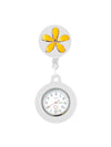 Nurse Watch Alloy Case Silicone Strap Stainless Steel Clasp Round Dial Small Fresh Style