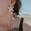Ocean Series Starfish Shell Metal Earrings Wholesale Gooddiy
