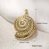 Ocean Shell Starfish Conch Copper Gold Plated Jewelry Accessories Pendant Bracelet Necklace Earrings