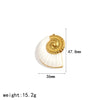 Ocean Style Starfish Shell Stainless Steel Jewelry Accessories Pendant Necklace Bracelet Electroplated