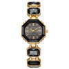 Octagonal Round Casual Women's Alloy Bracelet Watch With Rose Gold Buckle