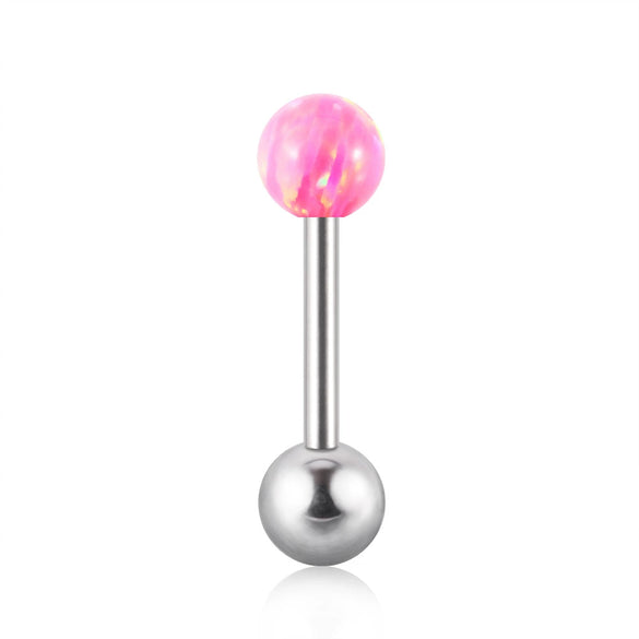 Opal Earrings Stainless Steel Geometric Style Electroplating