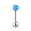 Opal Earrings Stainless Steel Geometric Style Electroplating