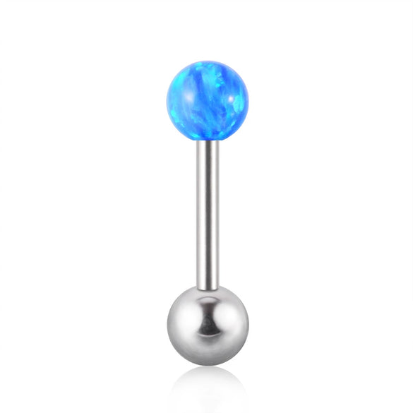 Opal Earrings Stainless Steel Geometric Style Electroplating