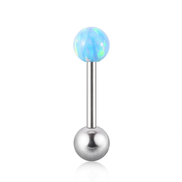 Opal Earrings Stainless Steel Geometric Style Electroplating