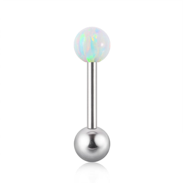 Opal Earrings Stainless Steel Geometric Style Electroplating