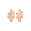 Fashion Flower Plating Alloy No Inlaid Earrings Ear Studs