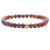 Original Design Copper Unisex Bracelet With 6Mm Natural Tiger Eye And Malachite Stone Beads Geometry Style