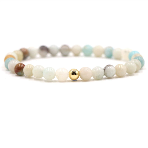 Original Design Copper Unisex Bracelet With 6Mm Natural Tiger Eye And Malachite Stone Beads Geometry Style