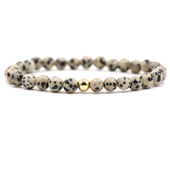 Original Design Copper Unisex Bracelet With 6Mm Natural Tiger Eye And Malachite Stone Beads Geometry Style