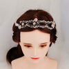 Original Design Girls Floral Hair Accessory Handmade Beaded Alloy Flower Headband For Wedding Flower Girl