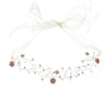 Original Design Girls Floral Hair Accessory Handmade Beaded Alloy Flower Headband For Wedding Flower Girl