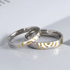 Original Design Mobius Geometry Couple Ring In S925 Sterling Silver With Electroplated Finish Adjustable Open Ring Gift