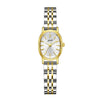 Oval Alloy Band Quartz Watch For Women Light Luxury Retro Style