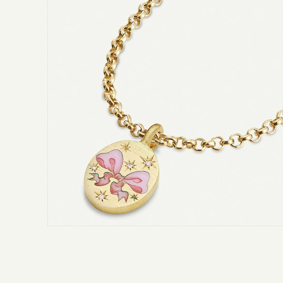 Painted Rabbit Flower Four Leaf Clover Warrior Guard Tarot Necklace Titanium Steel Vacuum Plated 18K True Gold Retro Style Animal Zodiac Shape For Women