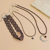 Palace Style Lolita Lace Star Pattern Multilayer Clavicle Chain For Women Electroplated Jewelry