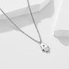 Palm Necklace S925 Sterling Silver Evil Hand Diamond Women's Pendant Clavicle Chain