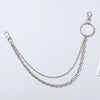 Pants Chain Imitation Leather Doublerow Butterfly Cross Hip Hop Punk Style