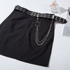 Pants Chain Imitation Leather Doublerow Butterfly Cross Hip Hop Punk Style
