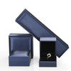 Paper Cardboard Jewelry Packaging Box For Necklace And Ring With Eternal Rose Design And Moissanite Diamond Inspection Certificate Holder