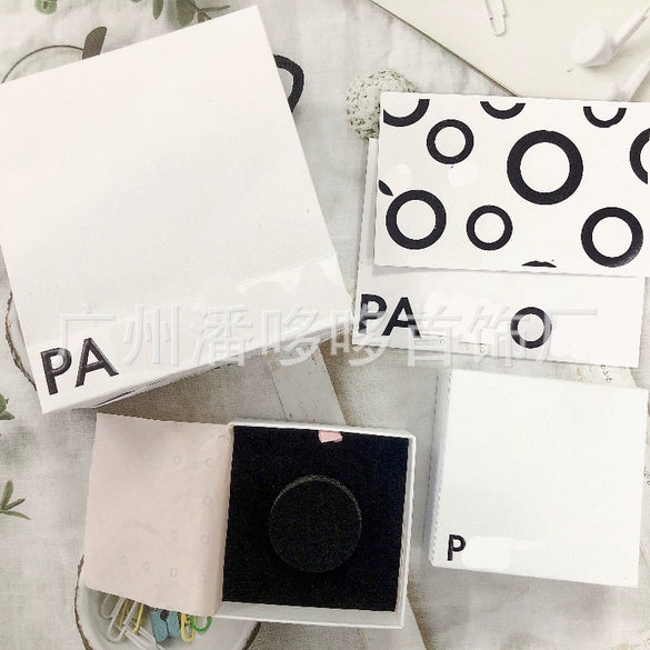 Paper Cardboard Jewelry Packaging Gift Box Set With Bracelet Box Ring Box And Protective Bubble Bag
