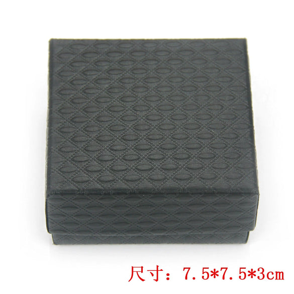 Paper Jewelry Box For Necklace And Bracelet With Stripes Pattern