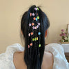 Pastoral Style Bow Flower Imitation Pearl Hair Ring Women's Sweet Fresh Hair Accessories
