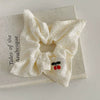 Pastoral Style Plaid Lace Triangle Heart Cherry Square Handmade Fabric Headband Hair Hoop For Girls