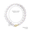 Pearl Alloy Jewelry With Starfish Shell And Marine Organisms Pattern Necklace Bracelet Set For Women Electroplated
