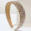 Pearl And Diamond Hair Band Baroque And Geometric Style Women's Hair Accessories