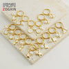 Pearl And Titanium Steel Women's Fashion Earrings With Geometric Design And Electroplating