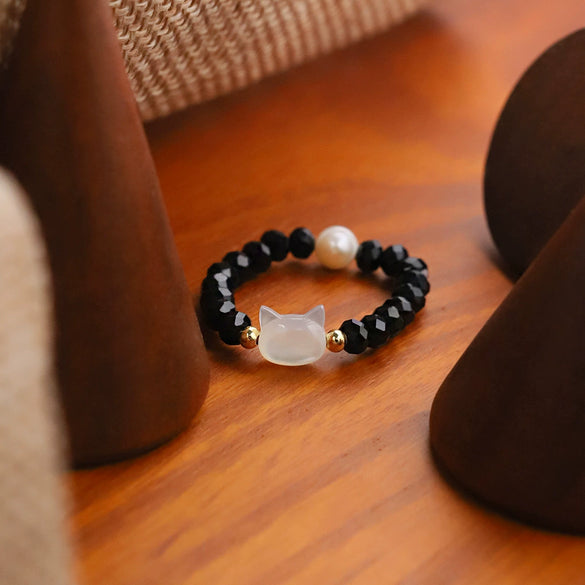 Pearl Animal Zodiac Minimalist Unisex Ring