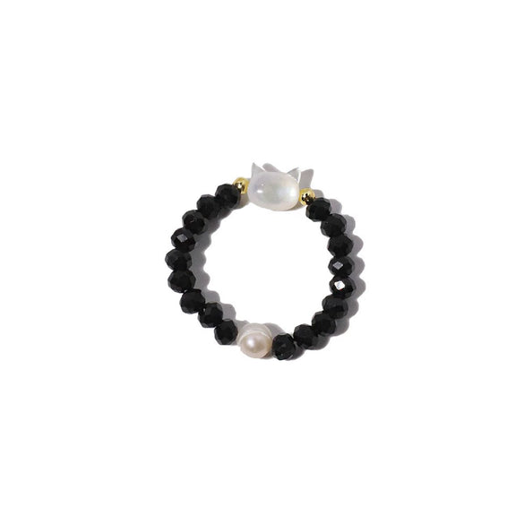 Pearl Animal Zodiac Minimalist Unisex Ring