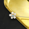 Pearl Aquamarine Hairpin Retro Geometric Style