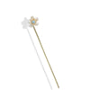 Pearl Aquamarine Hairpin Retro Geometric Style