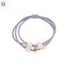 Pearl Beaded Braided Handmade Hair Rope Hair Ring Hair Accessories